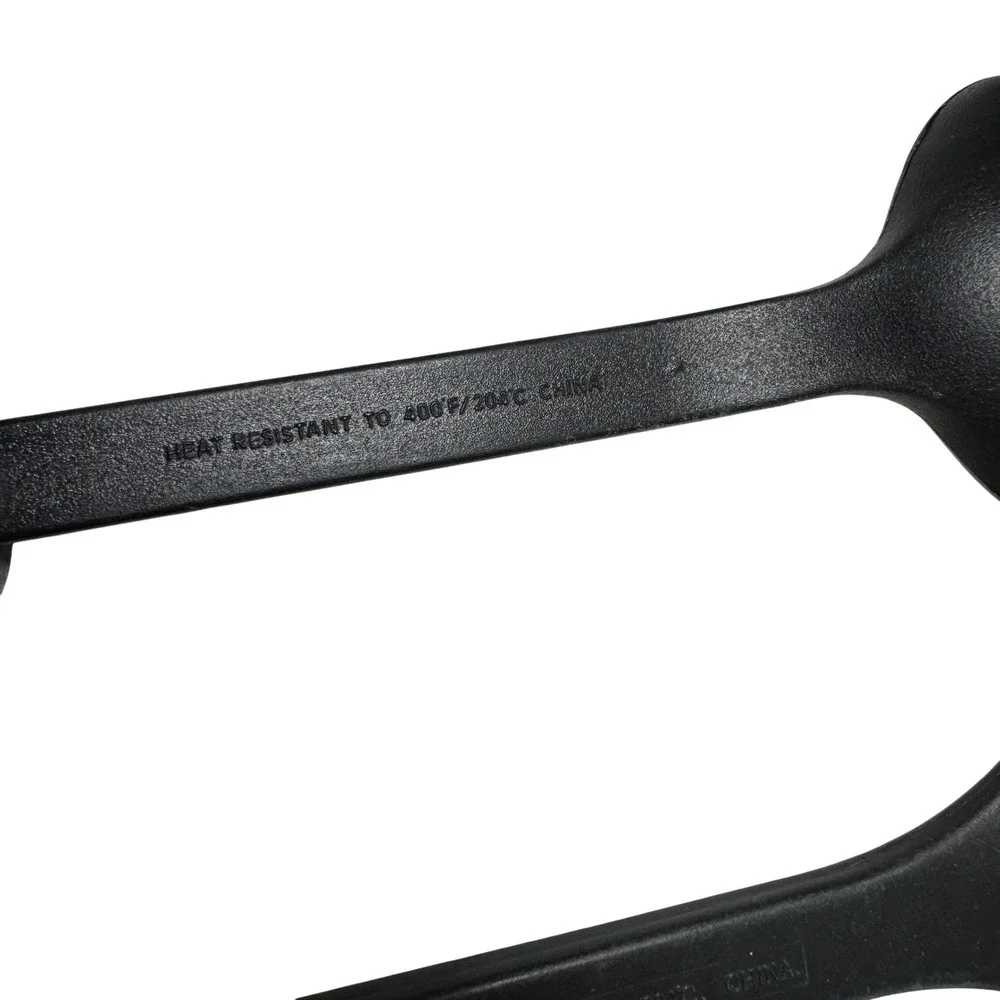 Farberware‎ Calphalon Kitchen Utensil Set 4pc Black Nylon Ladle Slotted Spoons